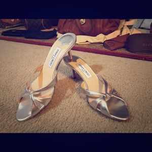 Jimmy Choo slip on sandals